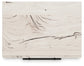 Lawroy Twin Panel Headboard with Mirrored Dresser, Chest and Nightstand