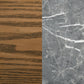 Franklin 59-inch Round Dining Table Grey and Dark Oak