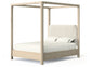 Solano 85-inch Queen Canopy Bed Weathered Mango