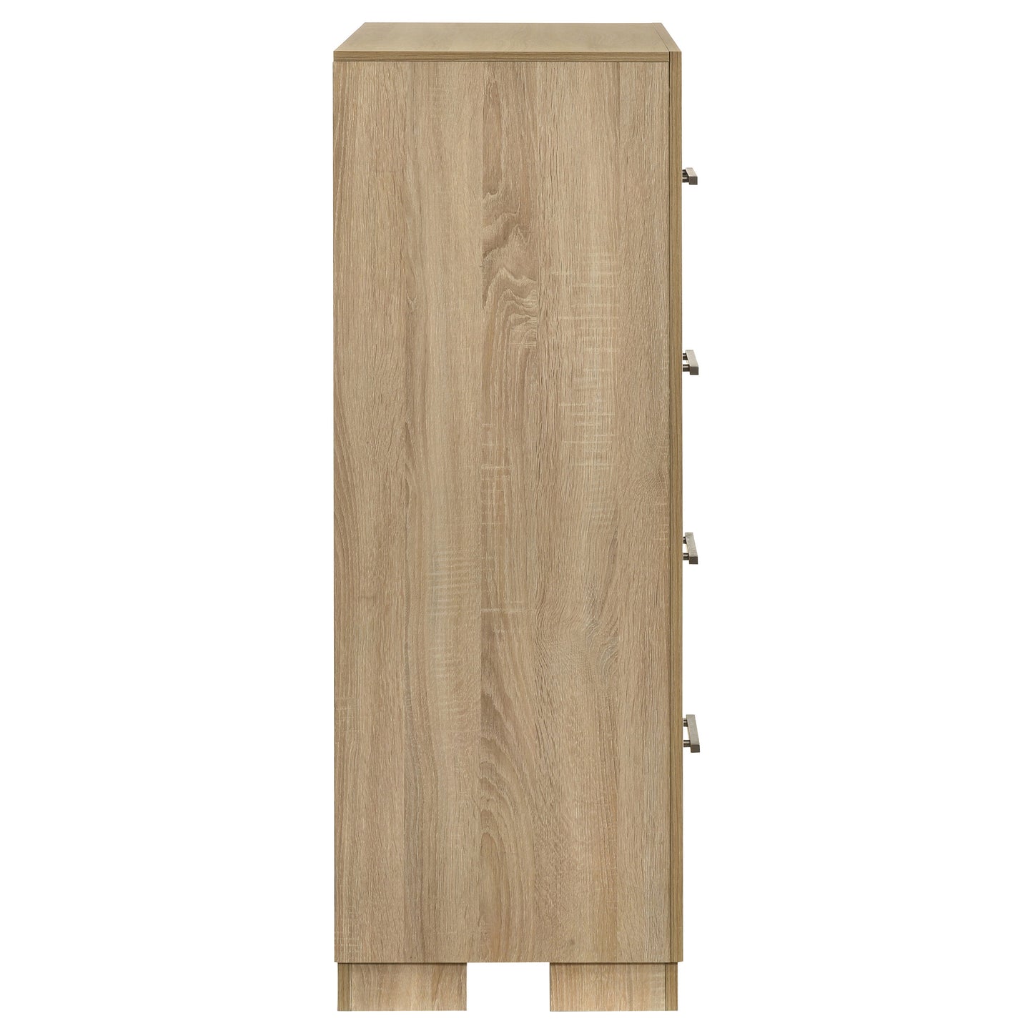 Arielle 4-drawer Bedroom Chest of Drawers Light Oak