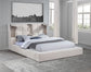 Dreux Upholstered Queen Panel Platform Bed Cream