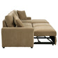 Pastrana Upholstered Sleeper Sectional Sofa RAF Chaise Camel