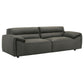 Buxton 2-piece Leather Upholstered Sofa Set Graphite