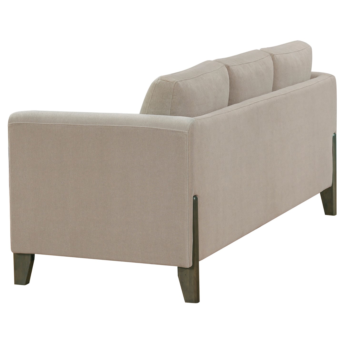 Islington 3-piece Upholstered Panel Arm Sofa Set Taupe