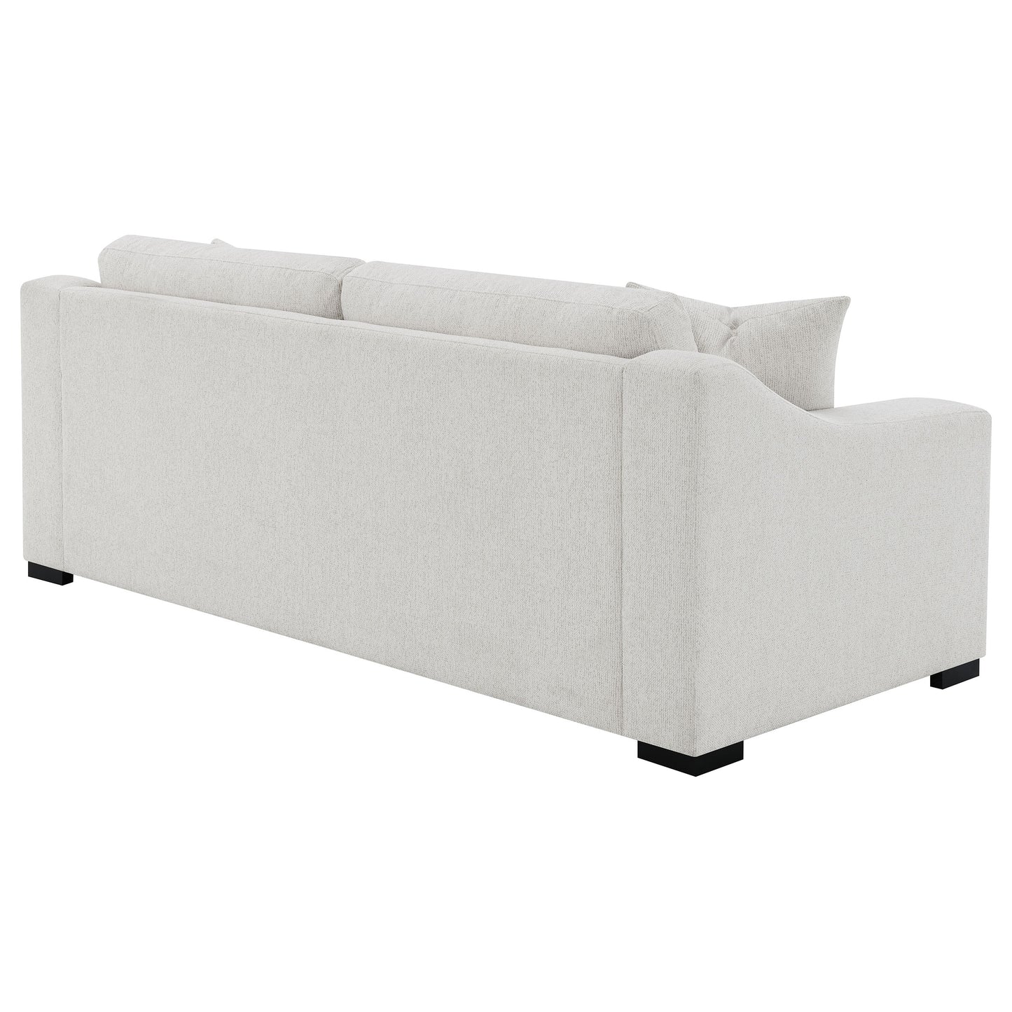 Ashlyn Fabric Upholstered Track Arm Sofa Sand