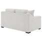 Ashlyn Fabric Upholstered Track Arm Loveseat Sand