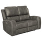 Brickston 3-piece Triple Power Reclining Sofa Set Charcoal