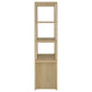 Laurelton 3-shelf Media Tower Tall Pier Cabinet Light Oak