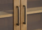 Brenham 79-inch 4-door TV Stand Media Console Light Oak
