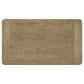 Adina Rectangular Wood Coffee Table Distressed Light Brown