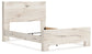Queen Panel Bed with Mirrored Dresser and Chest