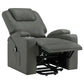 Armstrong Upholstered Power Lift Massage Recliner Grey