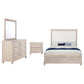 Pembroke 4-piece California King Bedroom Set Washed Oak