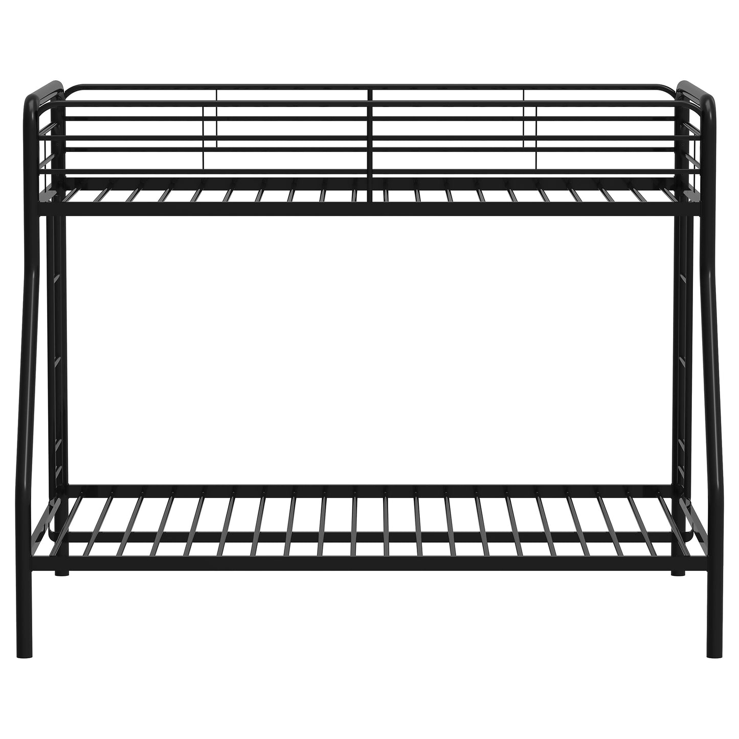 Carson Metal Twin Over Full Bunk Bed Glossy Black