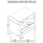 Gracemont 5-piece Eastern King Bedroom Set White