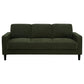 Ruth 2-piece Fabric Upholstered Track Arm Sofa Matcha Green