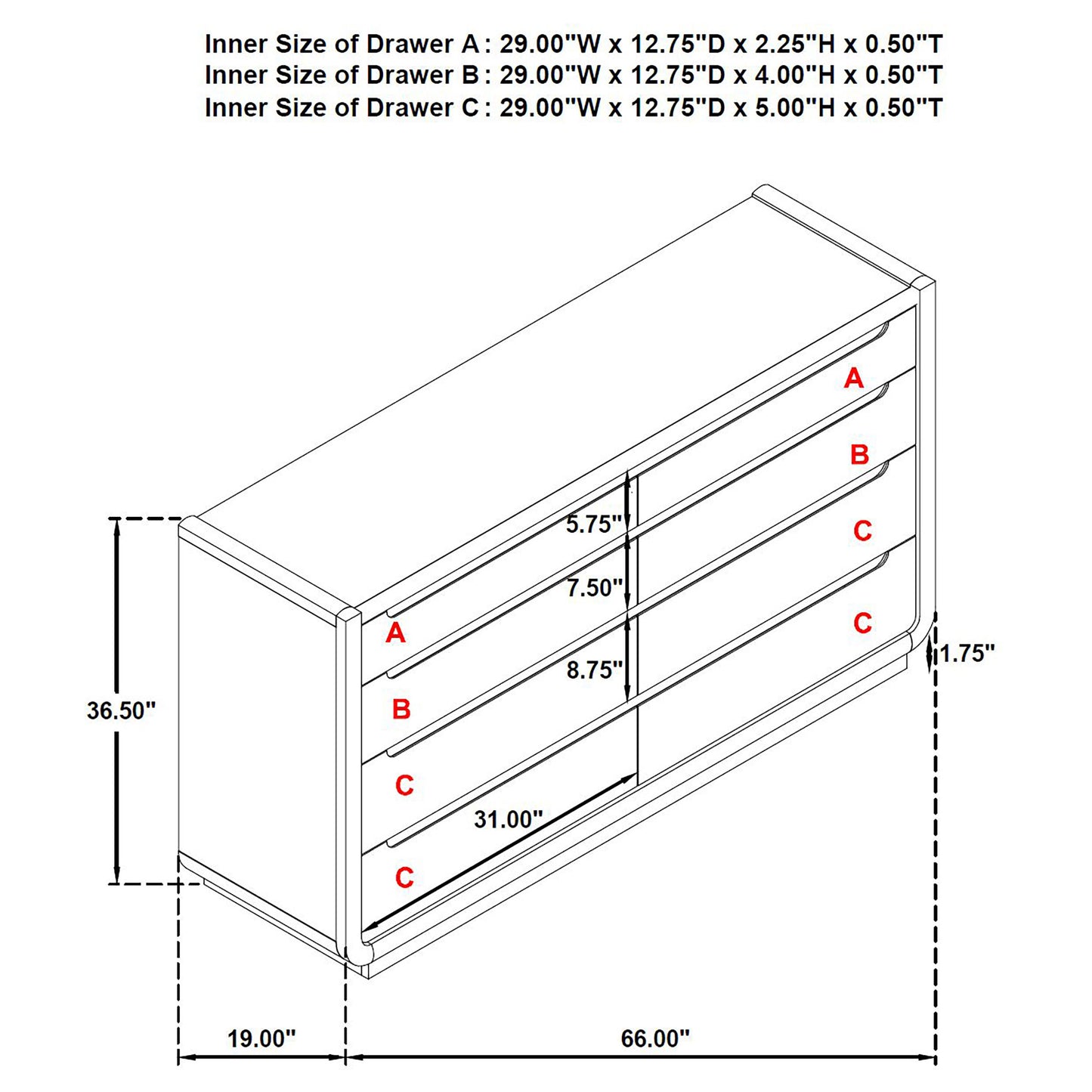 Leandro 5-piece Queen Bedroom Set Burnished Black
