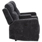 Kennett Chenille Upholstered Power Reclining Loveseat Grey