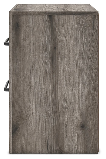 Graystorm Twin Panel Bed with Mirrored Dresser and Nightstand