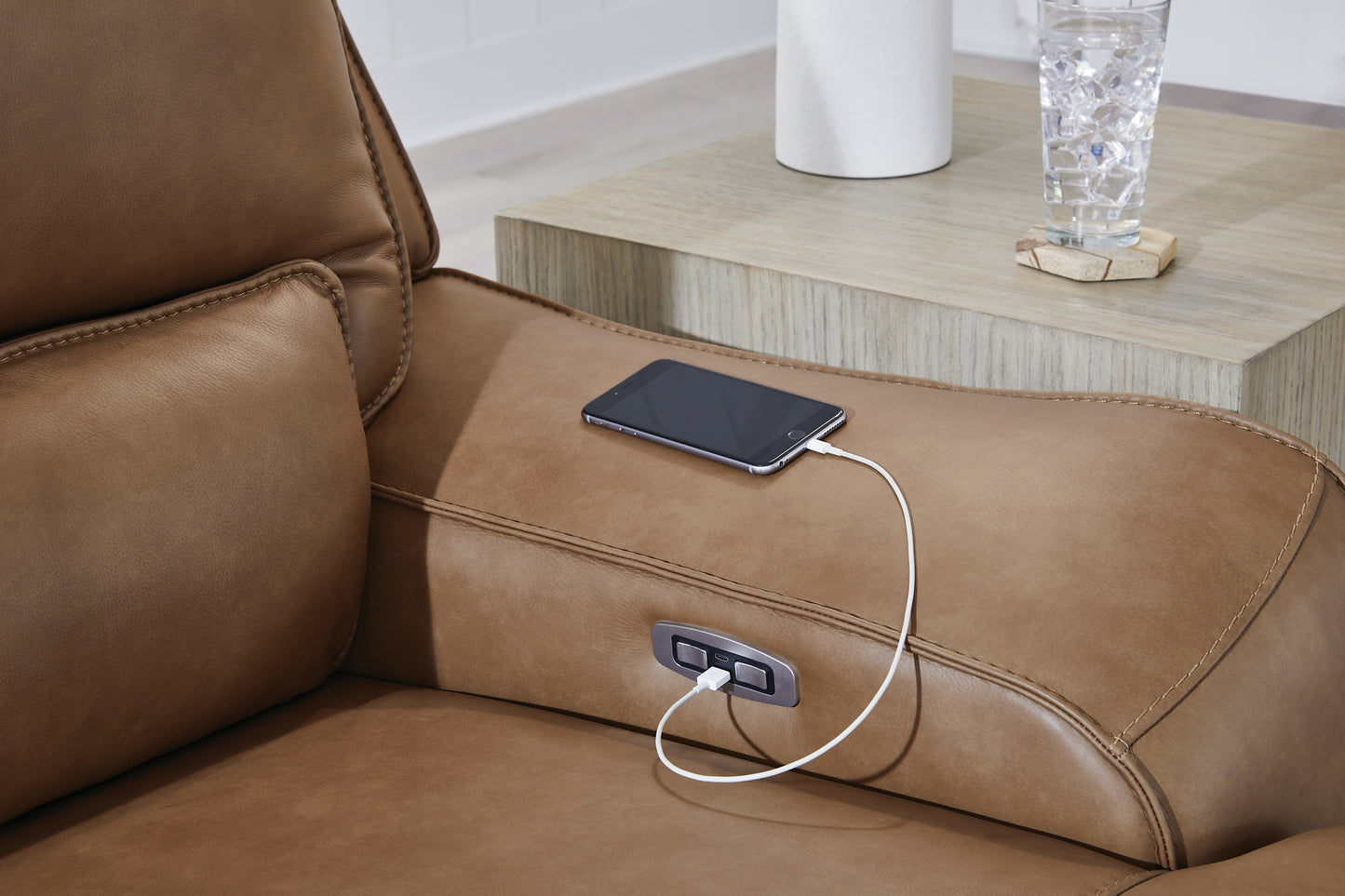 DeepWakes 3-Piece Power Reclining Sectional with Chaise