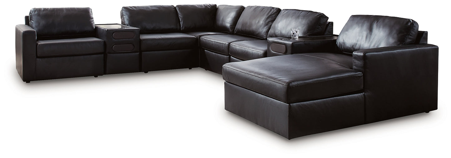 ModMax II 8-Piece Sectional with Chaise and Audio Consoles