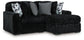 Midnight-Madness 2-Piece Sectional with Chaise
