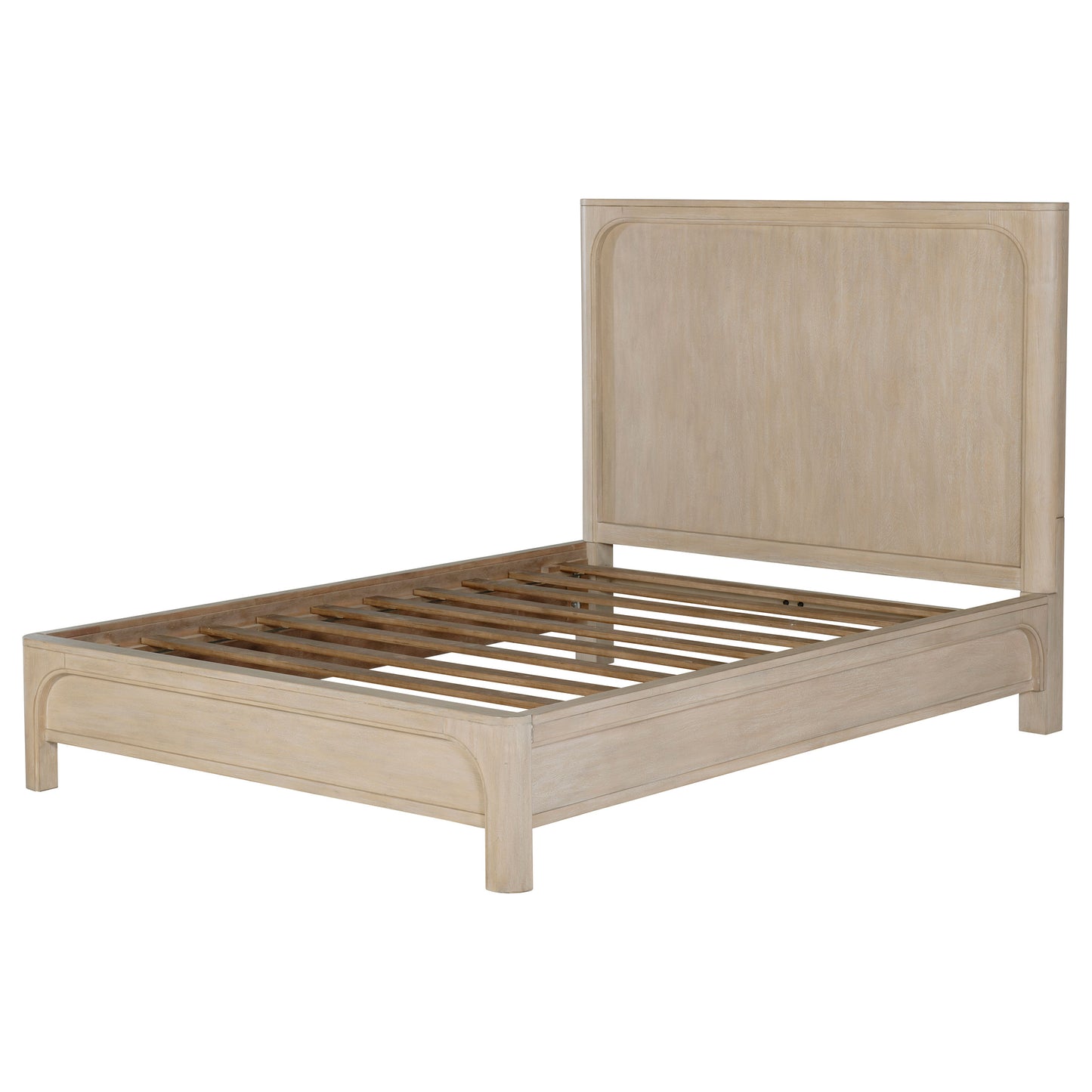 Solano 55-inch Eastern King Panel Bed Weathered Mango