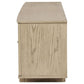 Kailani 79-inch 4-door Cane TV Stand Media Console Beige Oak