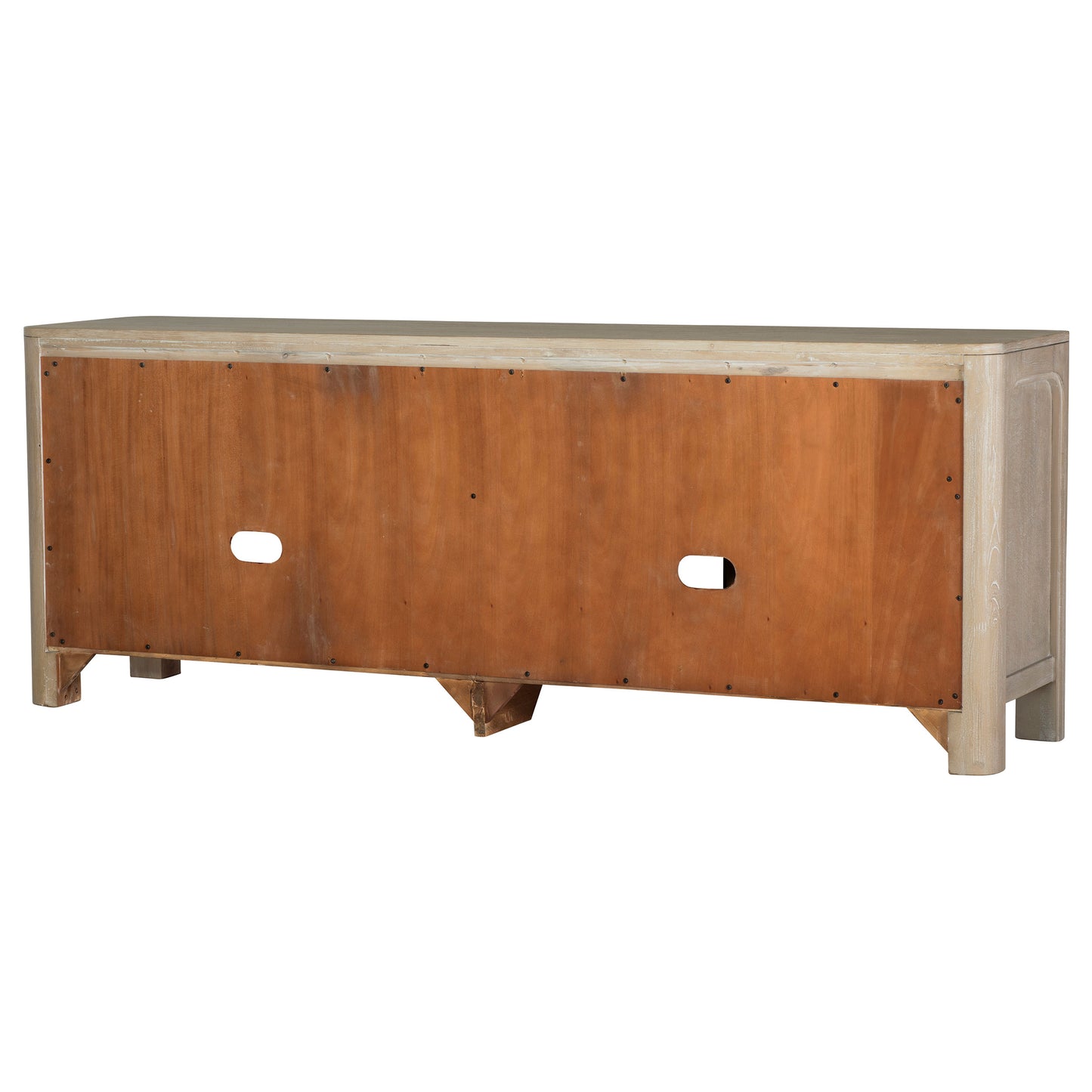 Solano 71-inch 2-door TV Stand Media Console Weathered Mango