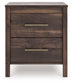 Calverson Two Drawer Night Stand