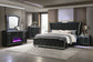 Lorient 5-piece Eastern King Bedroom Set Black