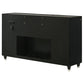 Lorient 8-drawer LED Bedroom Flame Box Dresser Black