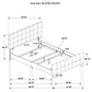 Fairfield Upholstered Queen Panel Bed Beige