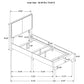 Boyd Upholstered Twin Panel Bed Ivory