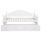 Julie Ann Wood Twin Daybed with Trundle White