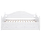 Julie Ann Wood Twin Daybed with Trundle White