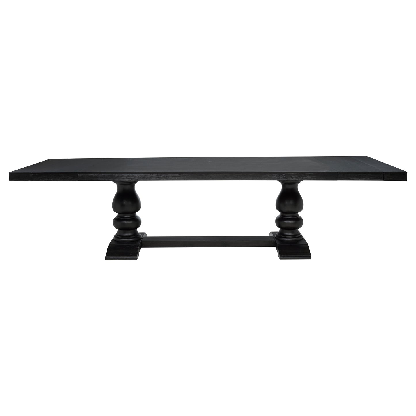 Phelps 9-piece Rectangular Dining Table Set Distressed Noir