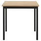 Garza 5-piece Space Saving Rectangular Dining Table Greige Oak
