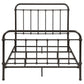 Livingston Metal Full Open Frame Bed Dark Bronze