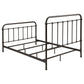 Livingston Metal Full Open Frame Bed Dark Bronze