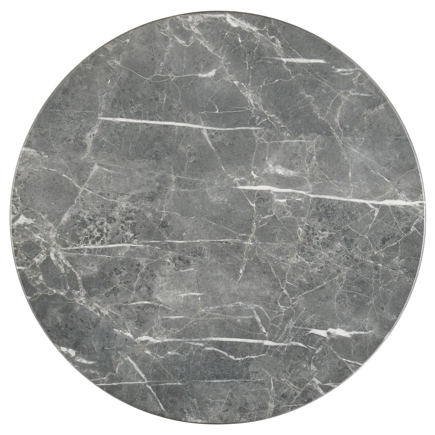 Bradley Round SmartTop End Side Table Grey and Natural