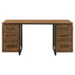 Berhalter 6-Drawer Double Pedestal File Computer Desk