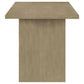 Decker 7-piece 70-inch Rectangular Counter Height Dining Set Grey and Natural Oak