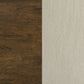 Redbridge Upholstered Counter Chair Cream and Walnut (Set of 2)
