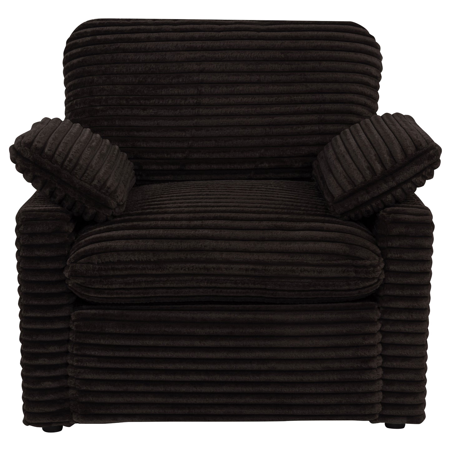 Collins Upholstered Power Recliner Chair Chocolate Brown
