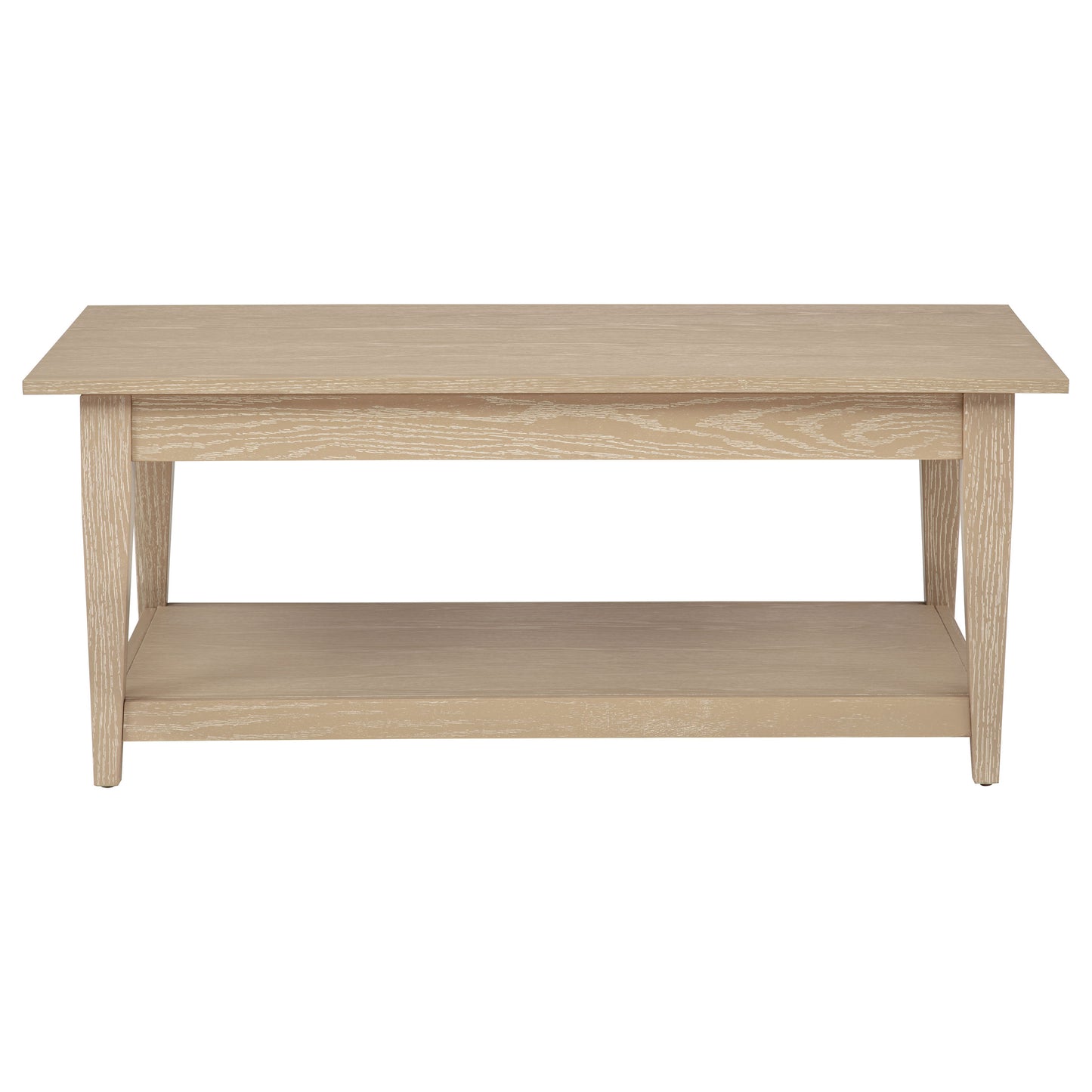 Lindenton 2-piece Wood Lift-Top Coffee and End Table Set Blonde