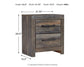 Drystan King Panel Bookcase Bed with Mirrored Dresser, Chest and Nightstand