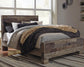 Derekson Queen Panel Bed with Mirrored Dresser, Chest and Nightstand