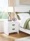 Binterglen Queen Panel Bed with Mirrored Dresser and Nightstand