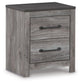 Bronyan Queen Panel Bed with Mirrored Dresser and Nightstand